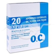 OC Compresa Estéril Tejido sin Tejer 20 Unidades 15 cm x 15 cm