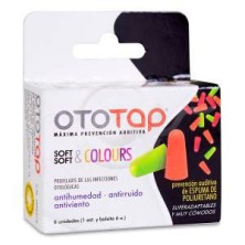 Tapones Oídos Poliuretano Ototap Soft & Colours Pu 6 Unidades