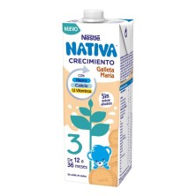 Nestle Nativa Crecimiento 3 Galleta 1 Año 1 Envase 1000 ml