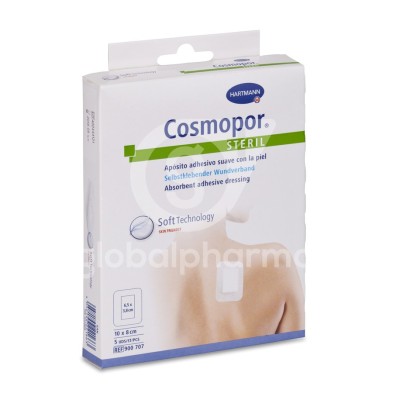 Apósito Estéril Cosmopor Steril 5 Unidades 10 x 8 cm