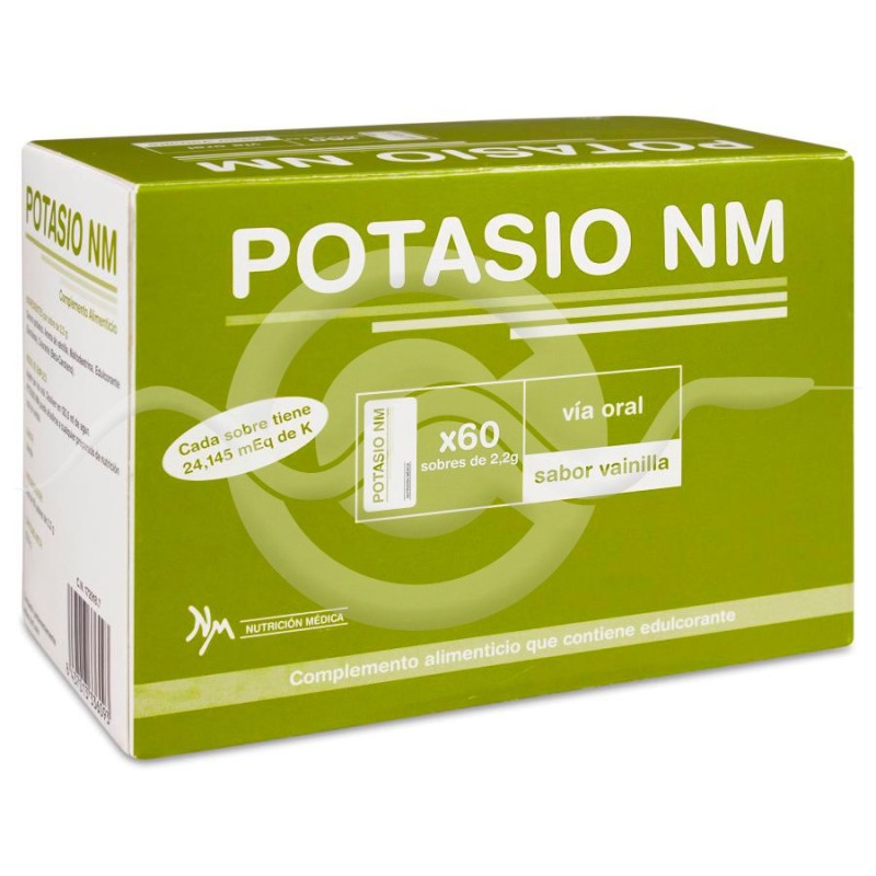 Potasio Nm 60 Sobres 2,2 g Sabor Vainilla