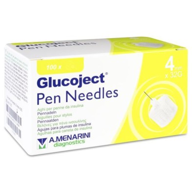 Glucoject Pen Needles 32 g 4 mm 100 Agujas
