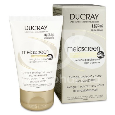 Melascreen Fotoenvejecimiento Manos SPF 50+ Ducray Cuidado Global 1 Envase 50 ml