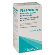 Nasocure Pomada Nasal Hidratante 4 Canulas 4 g