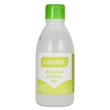 Alcohol 70º Lisubel 1 Frasco 250 ml