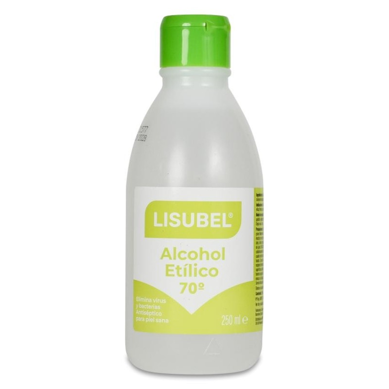 Alcohol 70º Lisubel 1 Frasco 250 ml