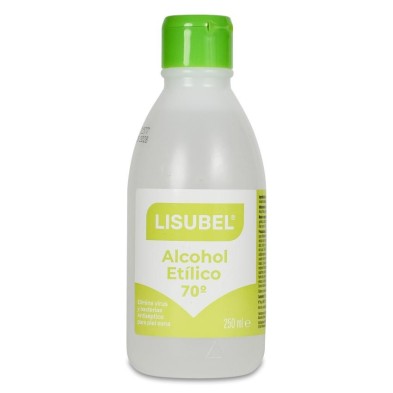 Alcohol 70º Lisubel 1 Frasco 250 ml