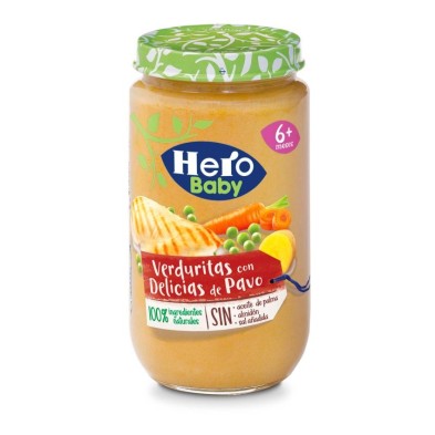 Hero Baby Verduritas con Delicias de Pavo 1 Tarro 235 g