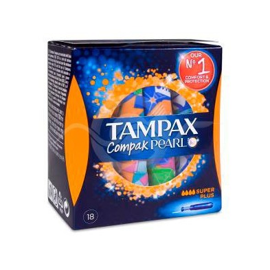 TAMPAX COMPAK PEARL 20 UNIDADES SUPER PLUS