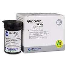 Tiras Reactivas Glucemia Glucomen Areo Sensor 100 Unidades