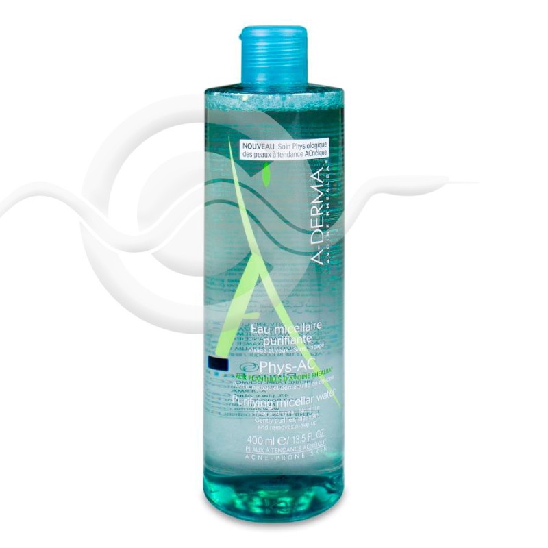 A-derma Biology Ac Agua Micelar Limpiadora Purificante 1 Envase 400 ml