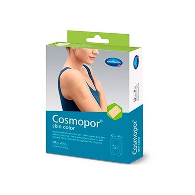 Apósito Estéril Cosmopor Skin Color 5 Unidades 10 x 8 cm
