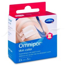 Esparadrapo Hipoalergico Omnipor Skin Color 1 Unidad 5 m x 2,5 cm