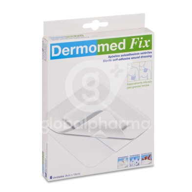 Apósito Estéril Autoadhesivo Dermomed Fix 6 Unidades 10 x 10 cm