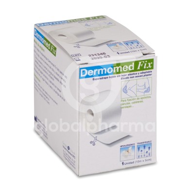 Esparadrapo Hipoalergico Dermomed Fix Tejido sin Tejer 1 Unidad 10 m x 5 cm