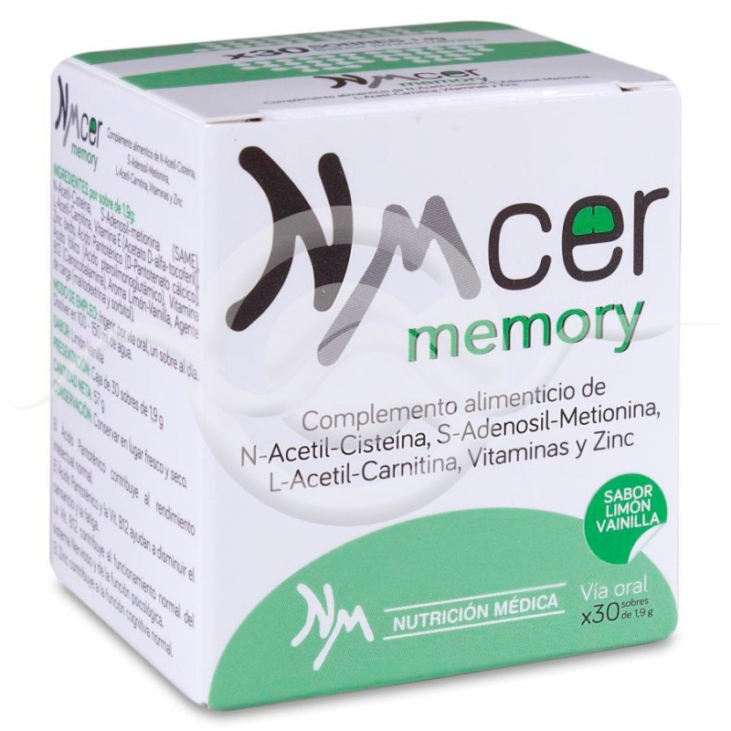 Nmcer Memory 30 Sobres 1,9 g Sabor Limón Vainilla