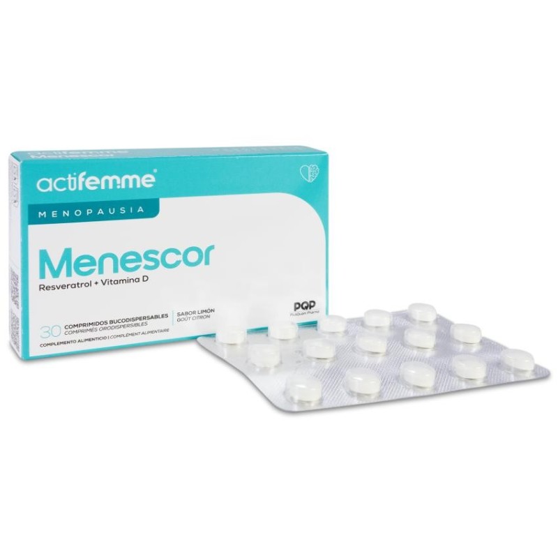 Actifemme Menescor 30 Comprimidos Bucodispersables Sabor Limón
