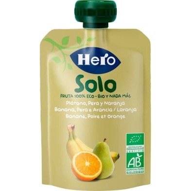 Hero Baby Solo Plátano Pera y Naranja 1 Bolsa 100 g