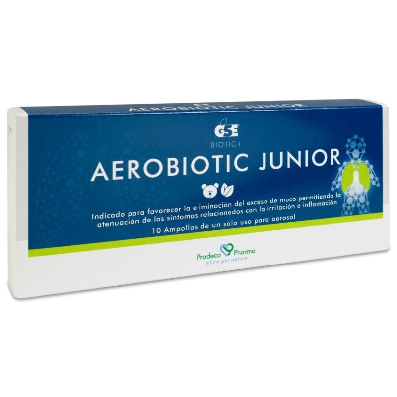 GSE Aerobiotic Junior 10 Ampollas para Aerosol 5 ml