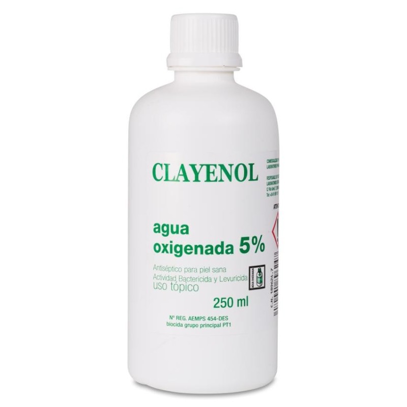 Agua Oxigenada Clayenol 5,1% 1 Frasco 250 ml