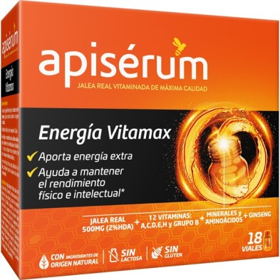 Apiserum Energia Vitamax 18 Viales Bebibles 10 ml