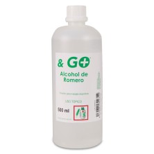 Alcohol de Romero & Go 1 Envase 500 ml