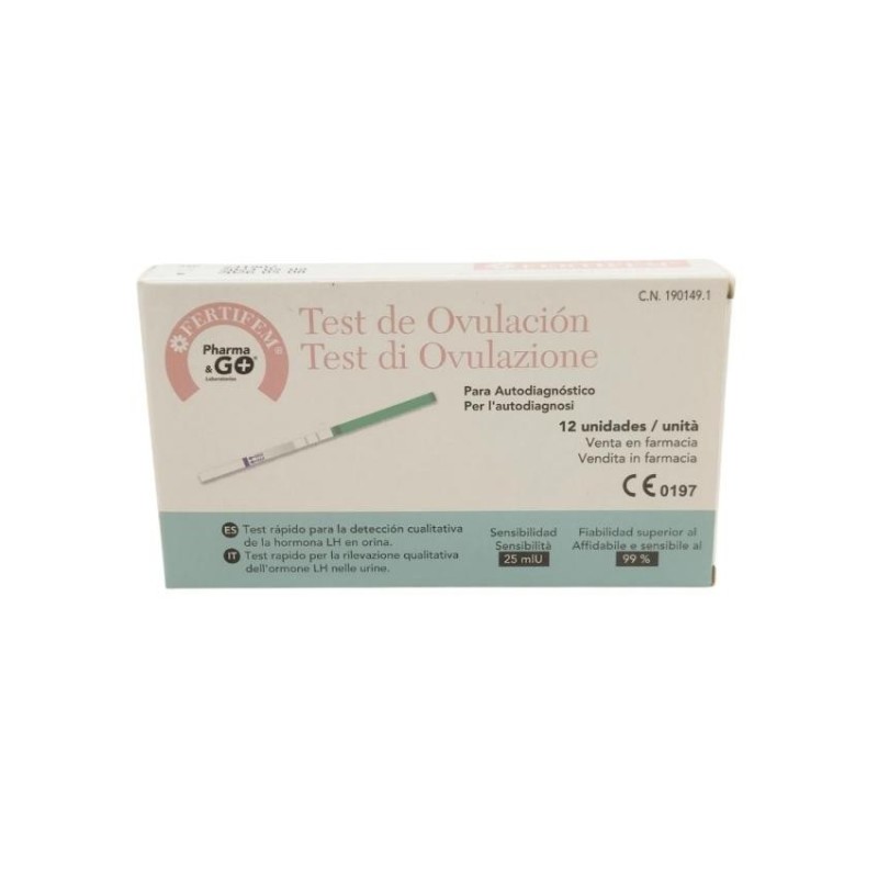 Test de Ovulacion Fertifem 12 Unidades
