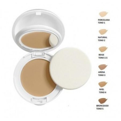 AVENE COUVRANCE CREMA COMPACTA  ACABADO MATE OIL FREE TONO 3 ARENA 9.5 GR 
