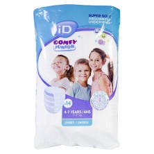Junior Pants Id Comfy 4-7 Años 14 Unidades
