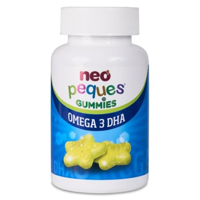 NEO Peques Gummies omega-3 Dha 30 Caramelos Masticables Sabor Limón