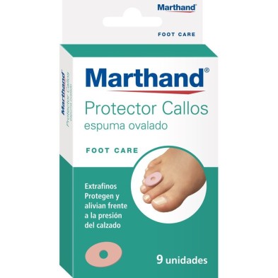 Marthand Espuma Protector de Callos 9 Unidades Ovalado