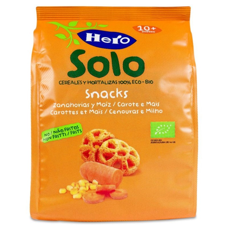 Hero Solo Snack de Zanahoria 1 Envase 40 g