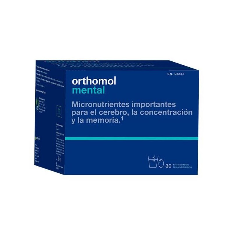 Orthomol Mental 30 Sobres + 3 Cápsulas