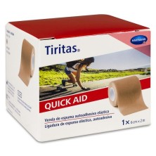 Tiritas Quick Aid Apósito Adhesivo Color Piel 6 cm x 2 m 1 u