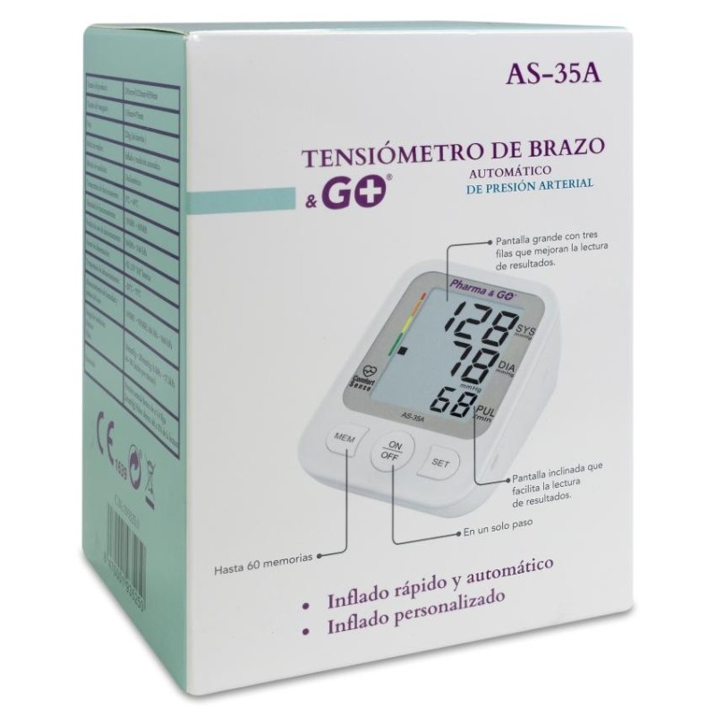 Tensiometro Digital de Brazo & Go Automatico 1 Unidad