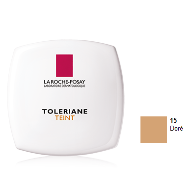 TOLERIANE FONDO DE TONO CORRECTOR COMPACTO LA ROCHE POSAY DORÉ 9 GR