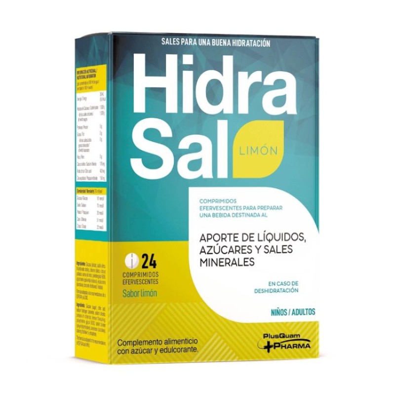 Hidrasal 24 Comprimidos Efervescentes Sabor Limón