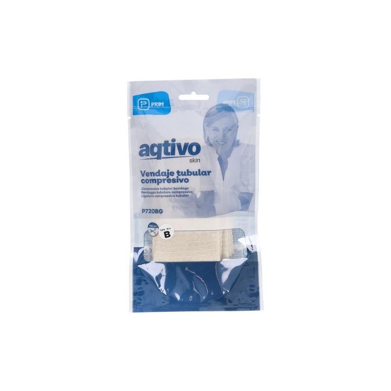 Vendaje Tubular Prim Aqtivo Skin 1 Unidad Color Beige Talla B