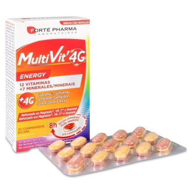 Multivit 4g Energy 30 Comprimidos