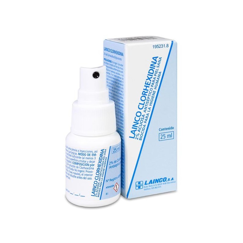 Clorhexidina Lainco 2% Solución Acuosa 1 Frasco 25 ml