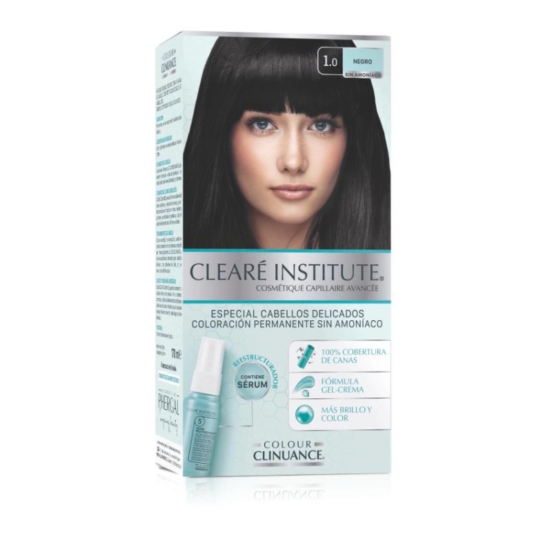 Cleare Institute Colour Clinuance 1 Envase 170 ml Tono Color 1.0 Negro