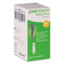 Onetouch Delica Plus Lancetas 25 Lancetas