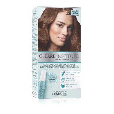 Cleare Institute Colour Clinuance 1 Envase 170 ml Tono 5.34 Castaño Claro Luminoso