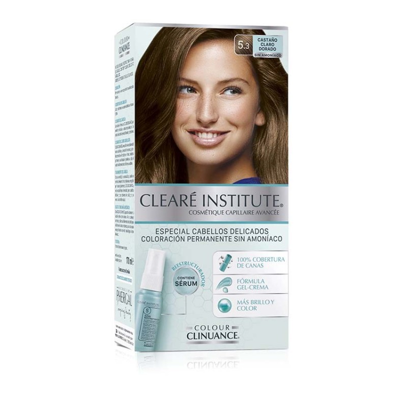 Cleare Institute Colour Clinuance 1 Envase 170 ml Tono 5.3 Castaño Claro Dorado