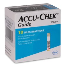 Tiras Reactivas Glucemia Accu-chek Guide 10 Unidades