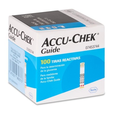 Tiras Reactivas Glucemia Accu-chek Guide 100 Unidades