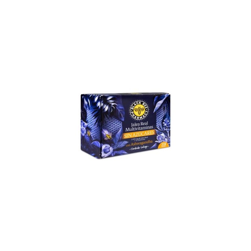 Black Bee Pharmacy Jalea Multivitaminas 20 Viales 10 ml