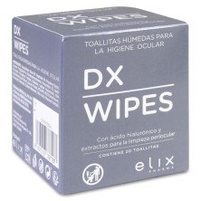 DX Wipes Toallitas Humedas para Higiene Ocular 20 Unidades