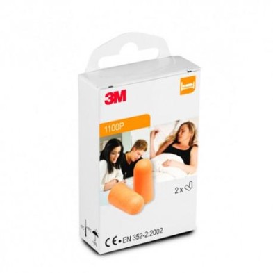 TAPONES OIDOS 3M RUIDO POLIURETANO 4 UNIDADES