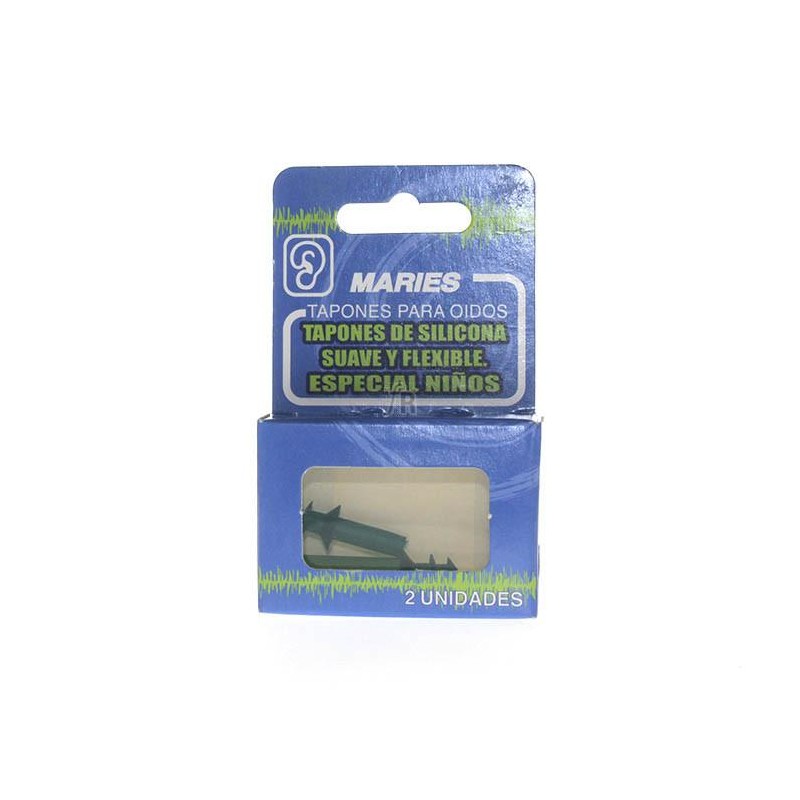 TAPONES OIDOS MARIES SILICONA NIÑO 2 UNIDADES